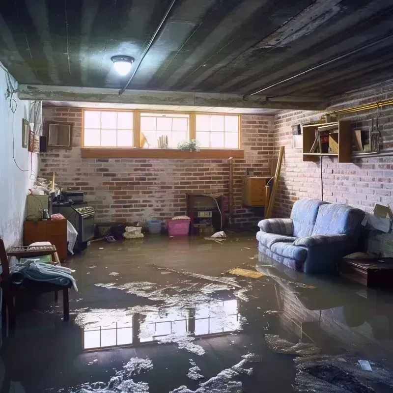 Flooded Basement Cleanup in Mountain Top, PA